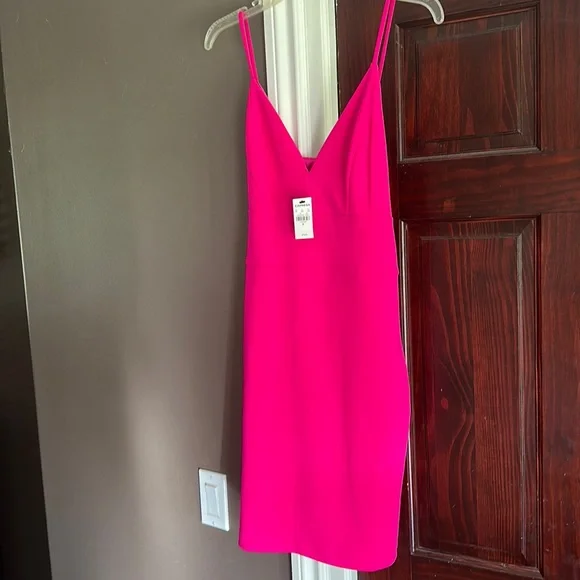 Express | Dresses | Hot Pink Dress Barbie Dress From Express | Poshmark
